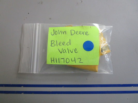 *NEW* 0770 John Deere Bleed Valve H117042