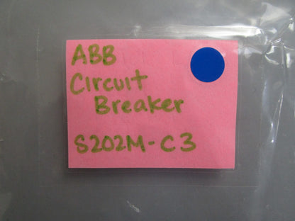 *NEW* 0820 ABB Circuit Breaker S202M-C3