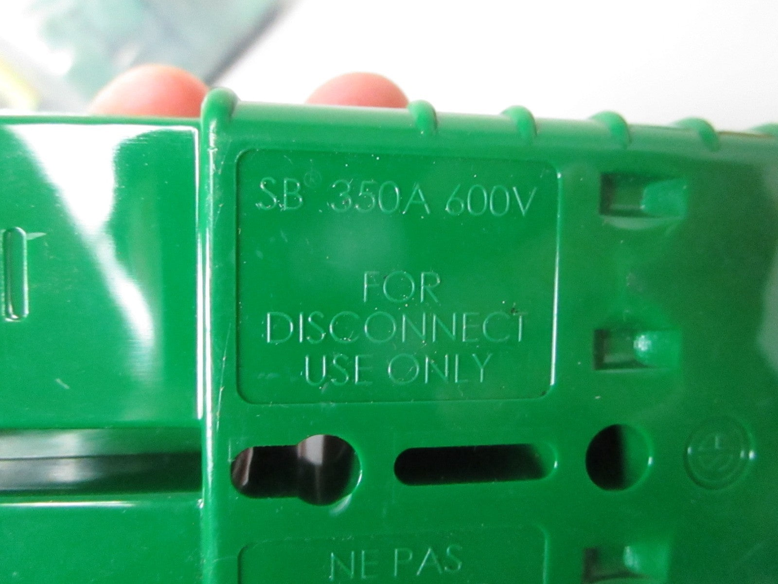 *NEW OEM* 0720 Crown SB 350A 600V Green Connector Housing 078723-011