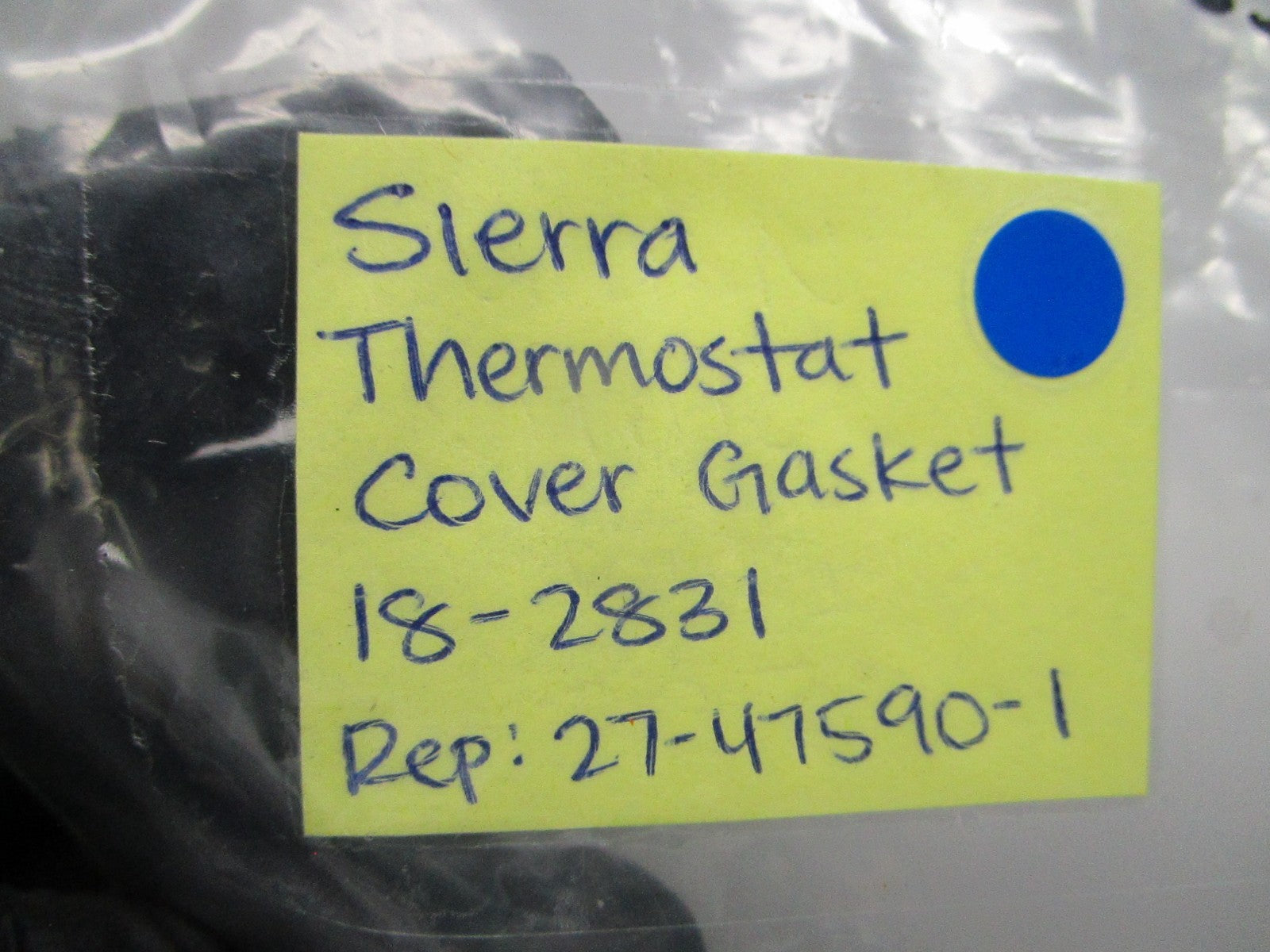 *NEW* 0810 Sierra Thermostat Cover Gasket 18-2831 Replaces: 27-47590-1
