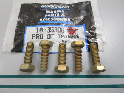 NEW OEM (LOT OF 5) 10-35386 Mercury Quicksilver Screw 0810