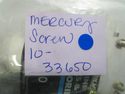 NEW OEM (LOT OF 3) Mercury Quicksilver 10-33650 Screw 0810