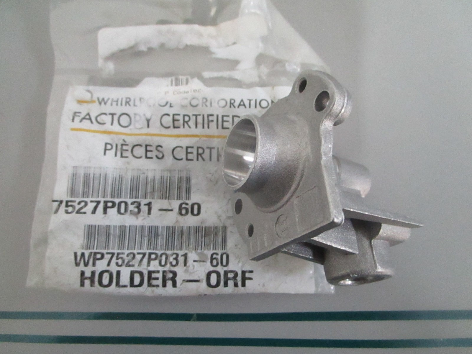 Whirlpool WP7527P031-60 Orifice Holder Gas Range JGD Series NEW OEM 0820