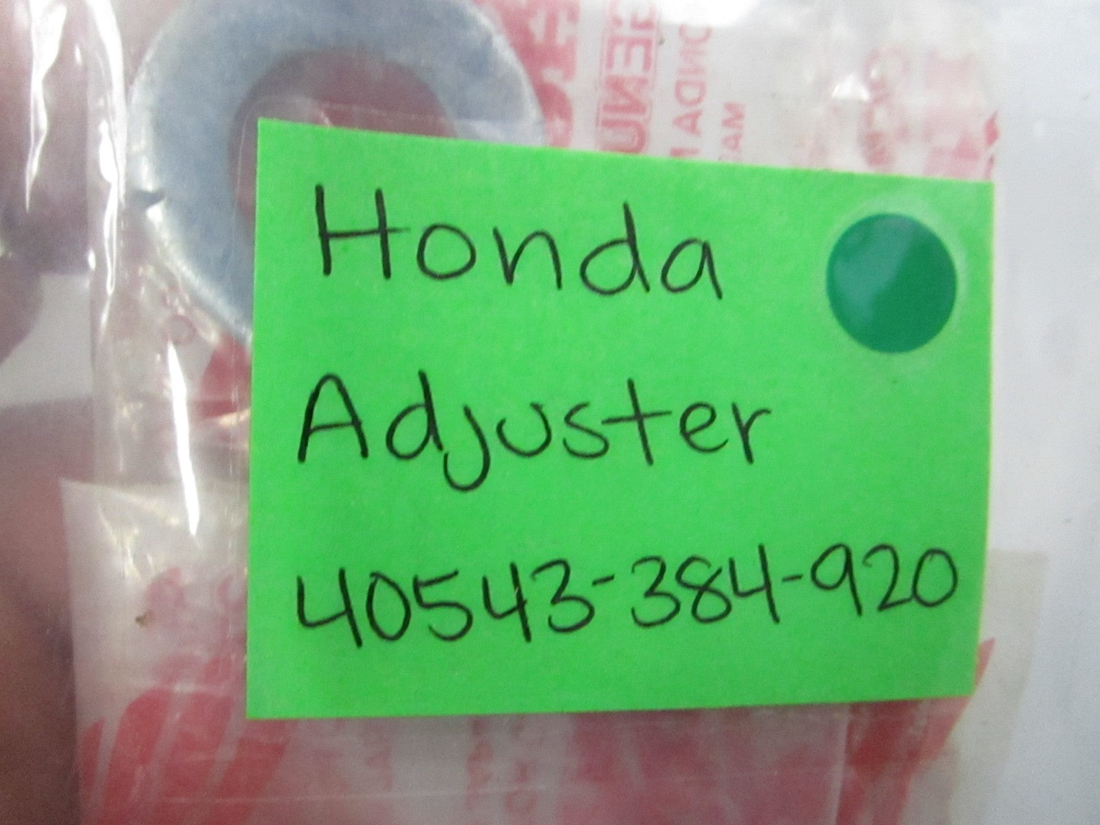 NEW OEM 40543-384-920 Honda Adjuster 0810