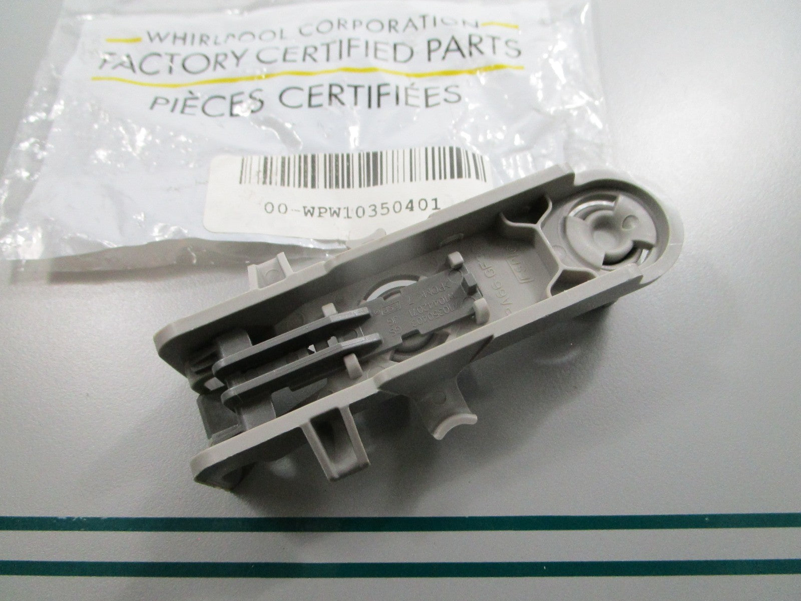 NEW OEM W10350401 Whirlpool Dishwasher Wheel 0810