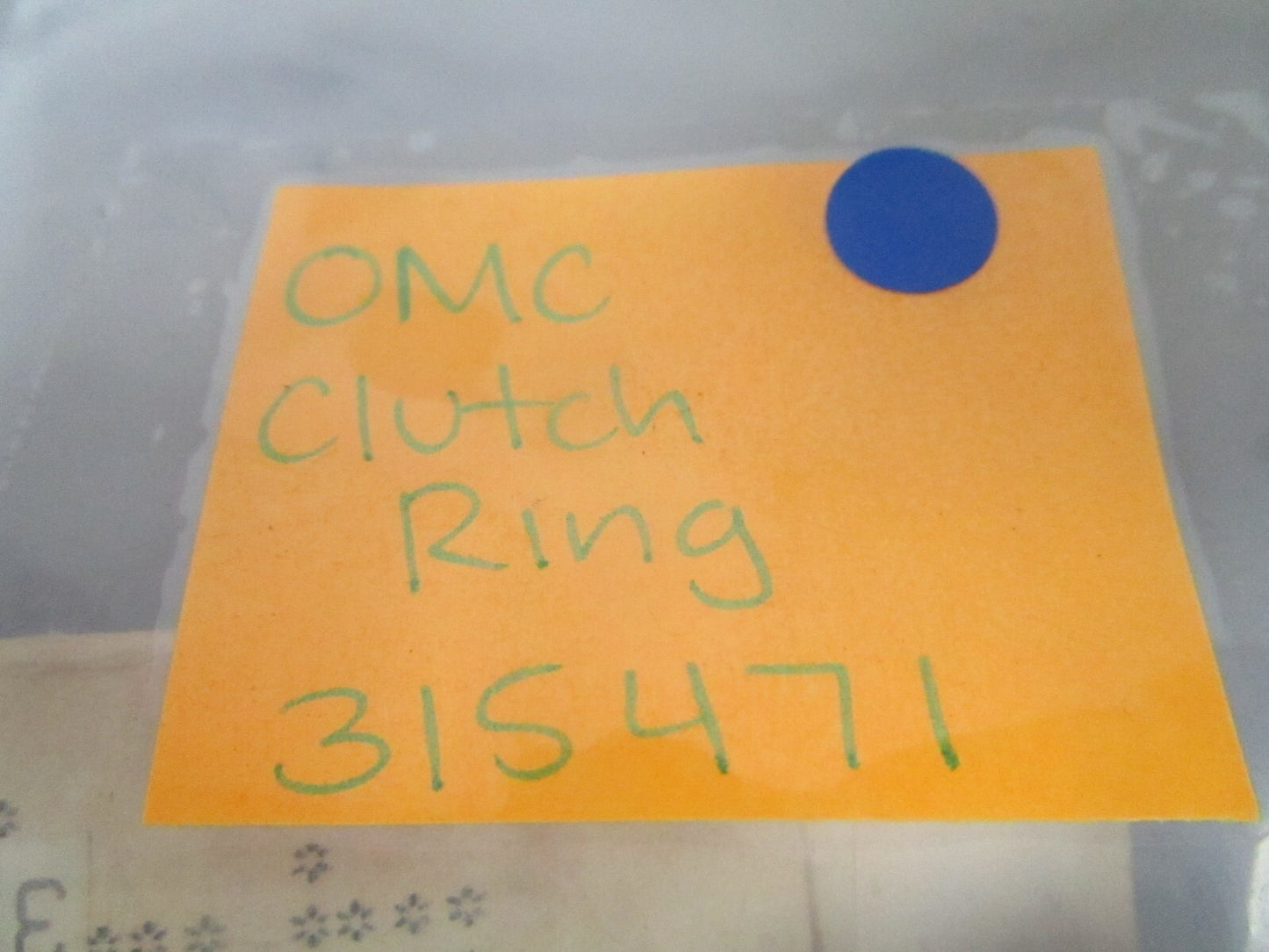 *NEW OEM* 0810 OMC Johnson Evinrude Clutch Ring 315471 0315471