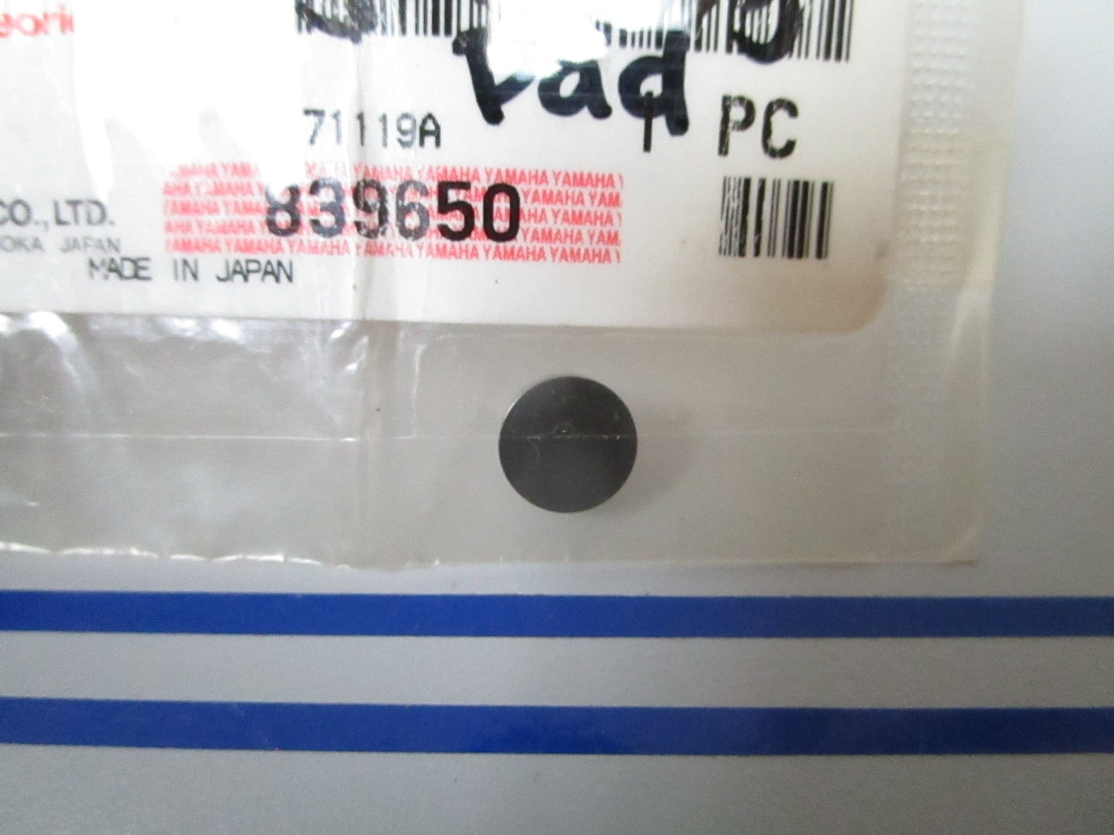 NEW OEM 3LD-12168-W1 Yamaha Adjusting Pad 0720