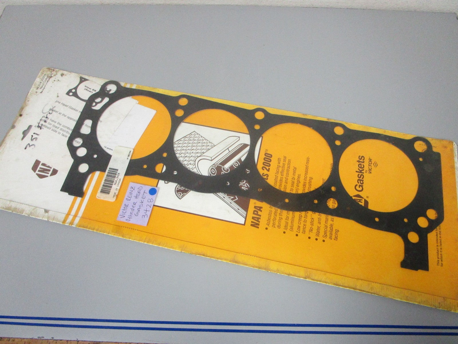 *NEW OEM* 0720 Victor Reinz Napa Cylinder Head Gasket 3428