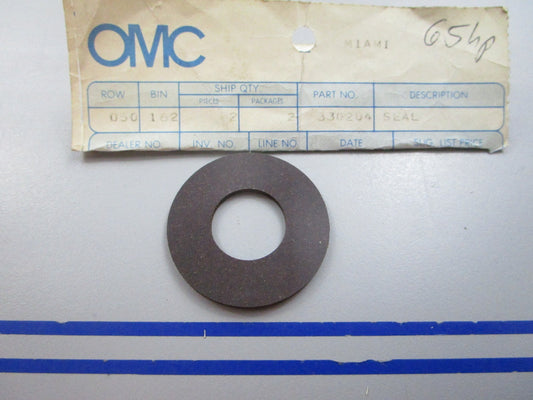 NEW OEM 330204 0330204 OMC Johnson Evinrude Seal 0810