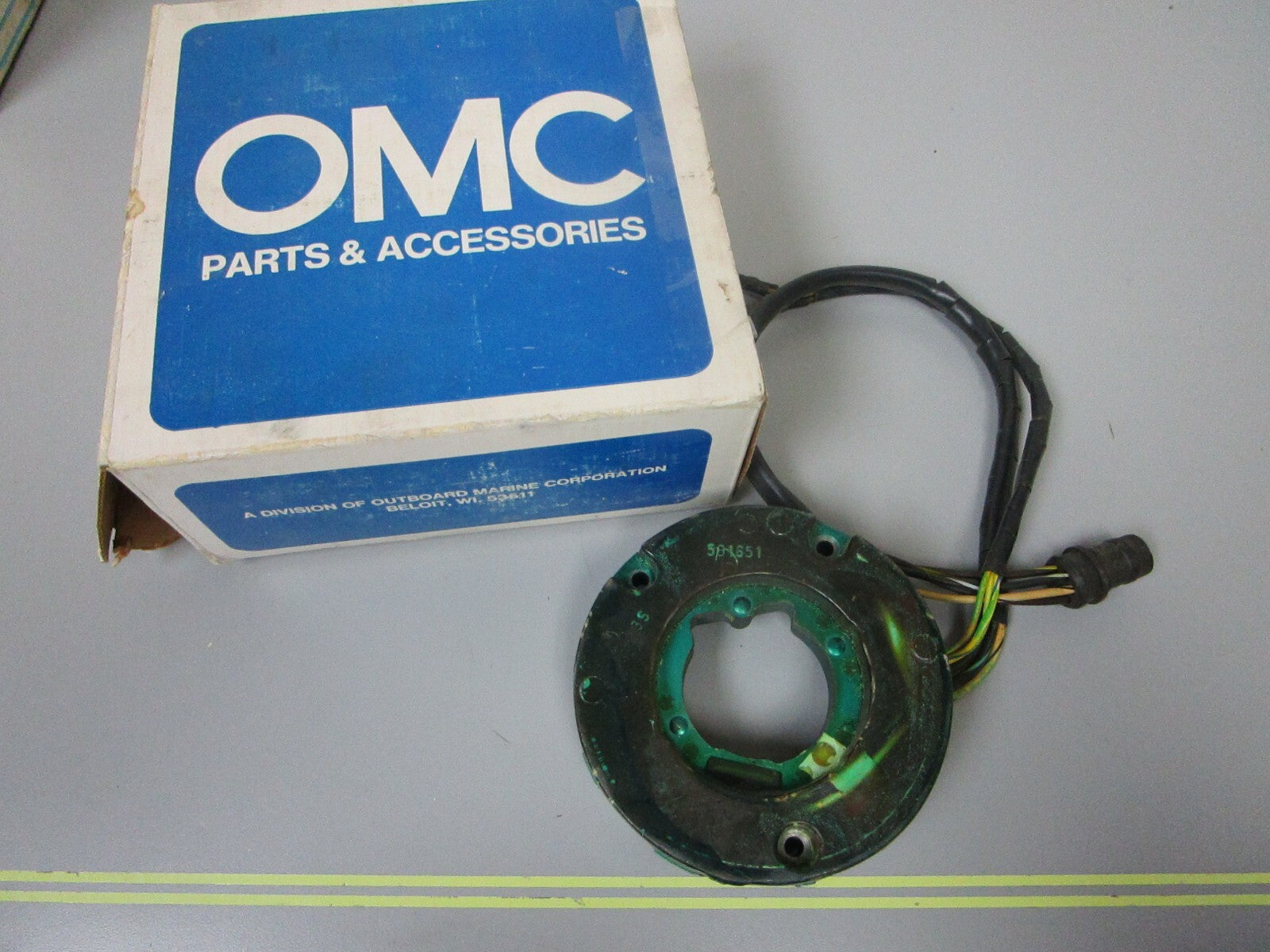 *NEW OEM* 0720 OMC Johnson Evinrude Stator Assembly 581651 0581651