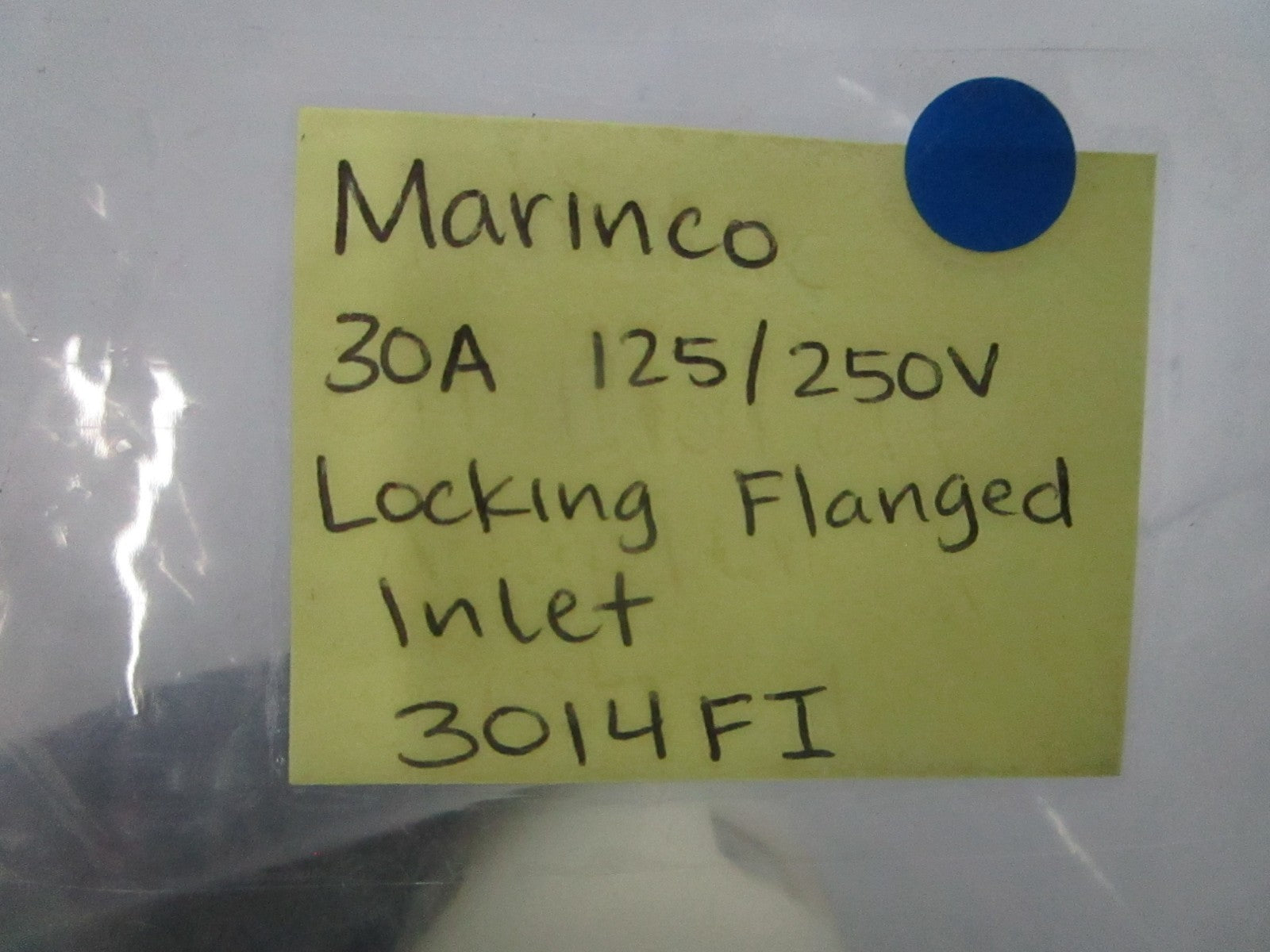 *NEW OEM* 0810 Marinco 30A 125/250V Locking Flanged Inlet 3014FT