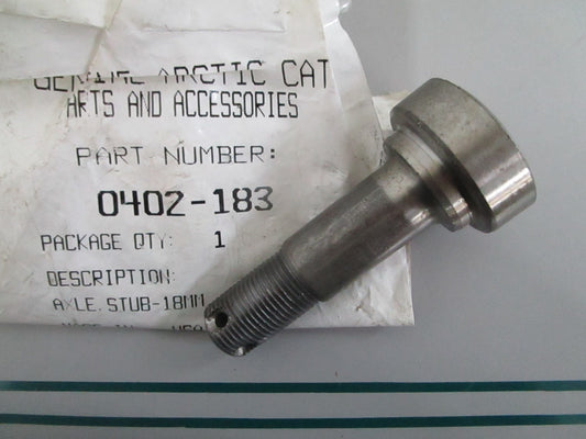 NEW OEM 0402-183 Arctic Cat 18MM Stub Axle 0820