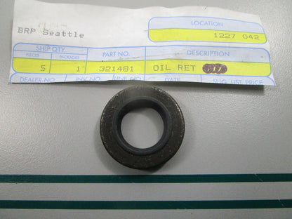 NEW OEM 321481 0321481 OMC Johnson Evinrude Oil Retainer 0810
