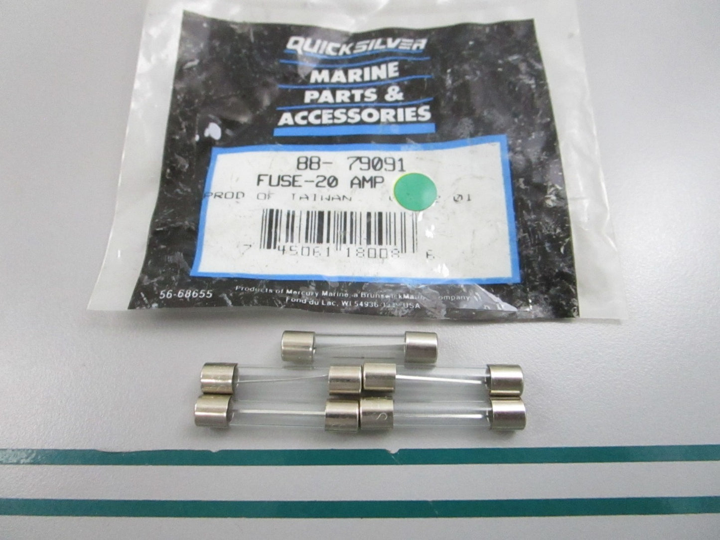 NEW OEM (LOT OF 5) 88-79091 Mercury Quicksilver 20 AMP Fuse 0810