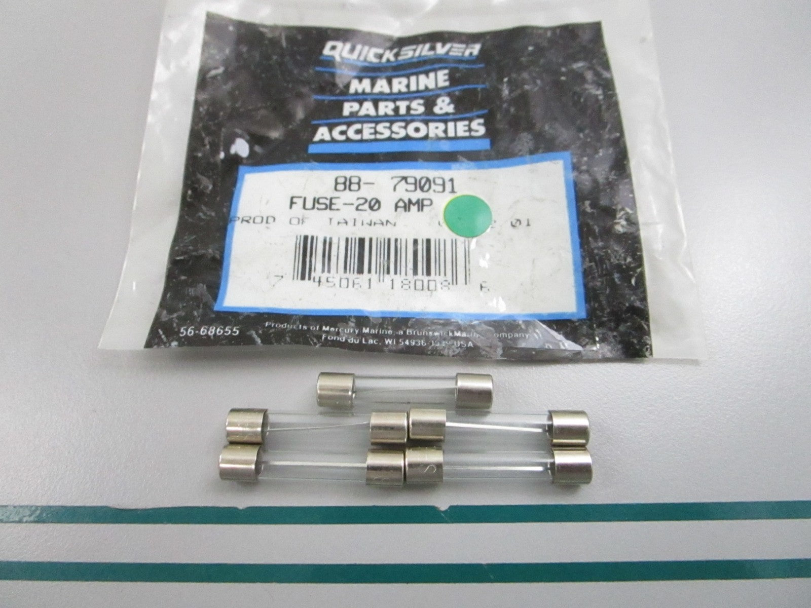NEW OEM (LOT OF 5) 88-79091 Mercury Quicksilver 20 AMP Fuse 0810