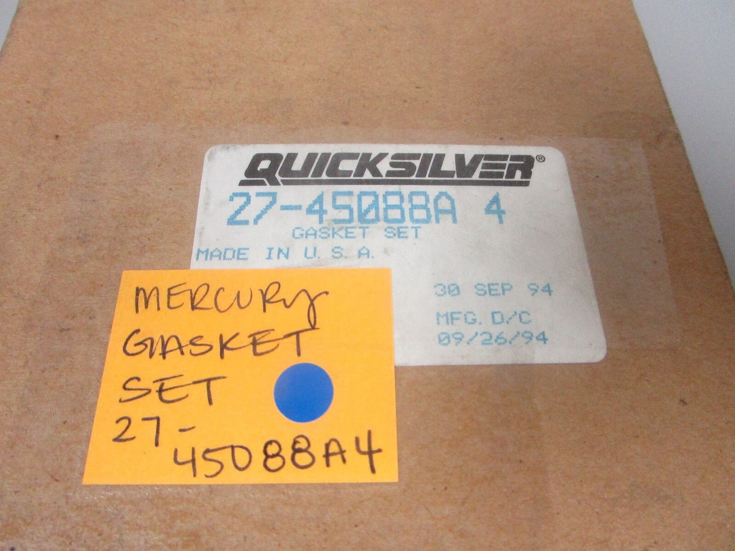 *NEW OEM* 0720 Mercury Quicksilver Gasket Set 27-45088A4