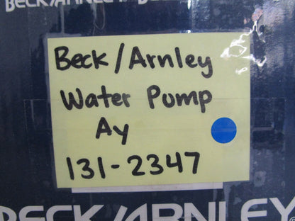*NEW* 0820 Beck/Arnley Water Pump Ay 131-2347