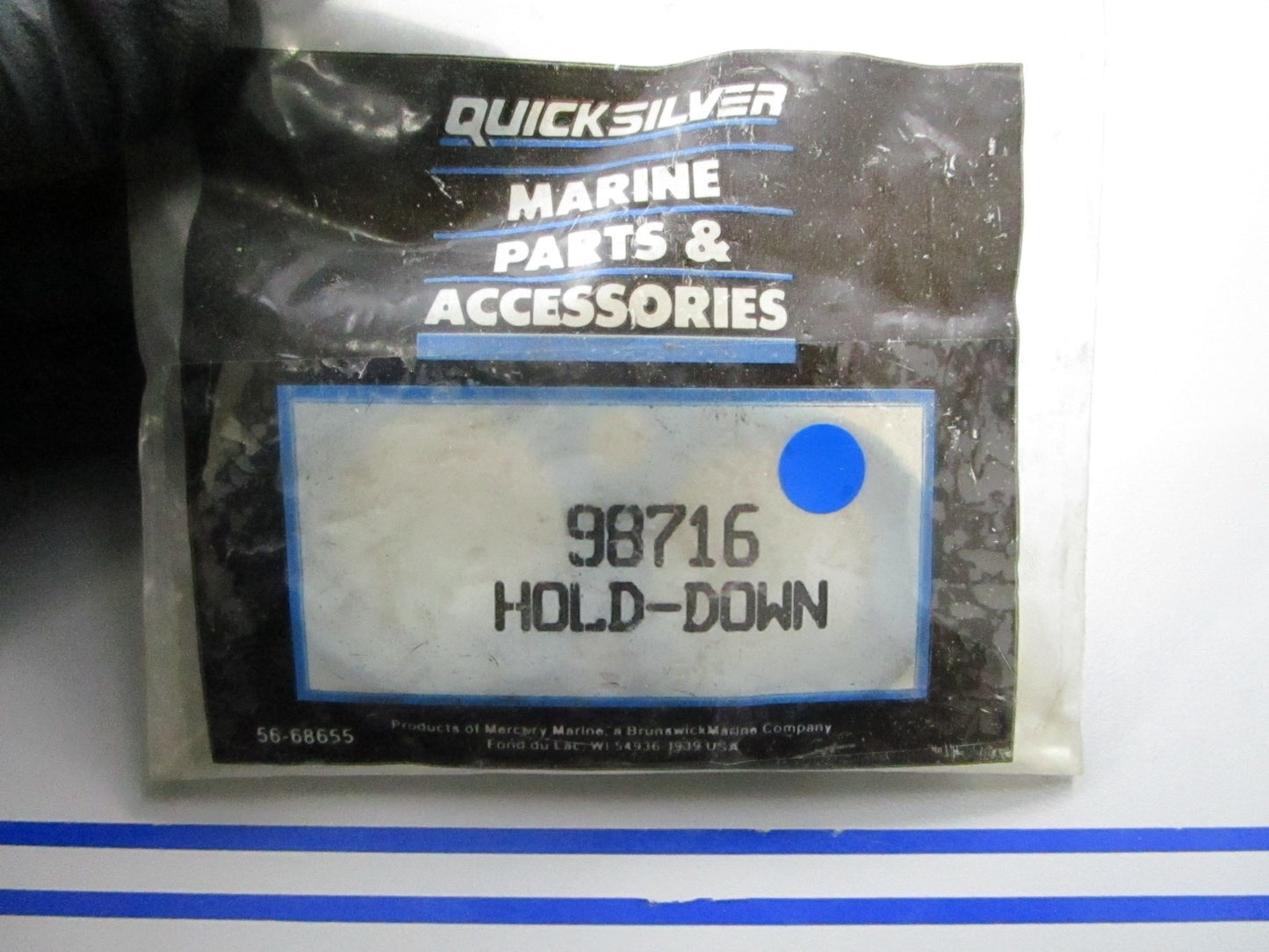 *NEW OEM* 0810 Mercury Quicksilver Down Hold 98716