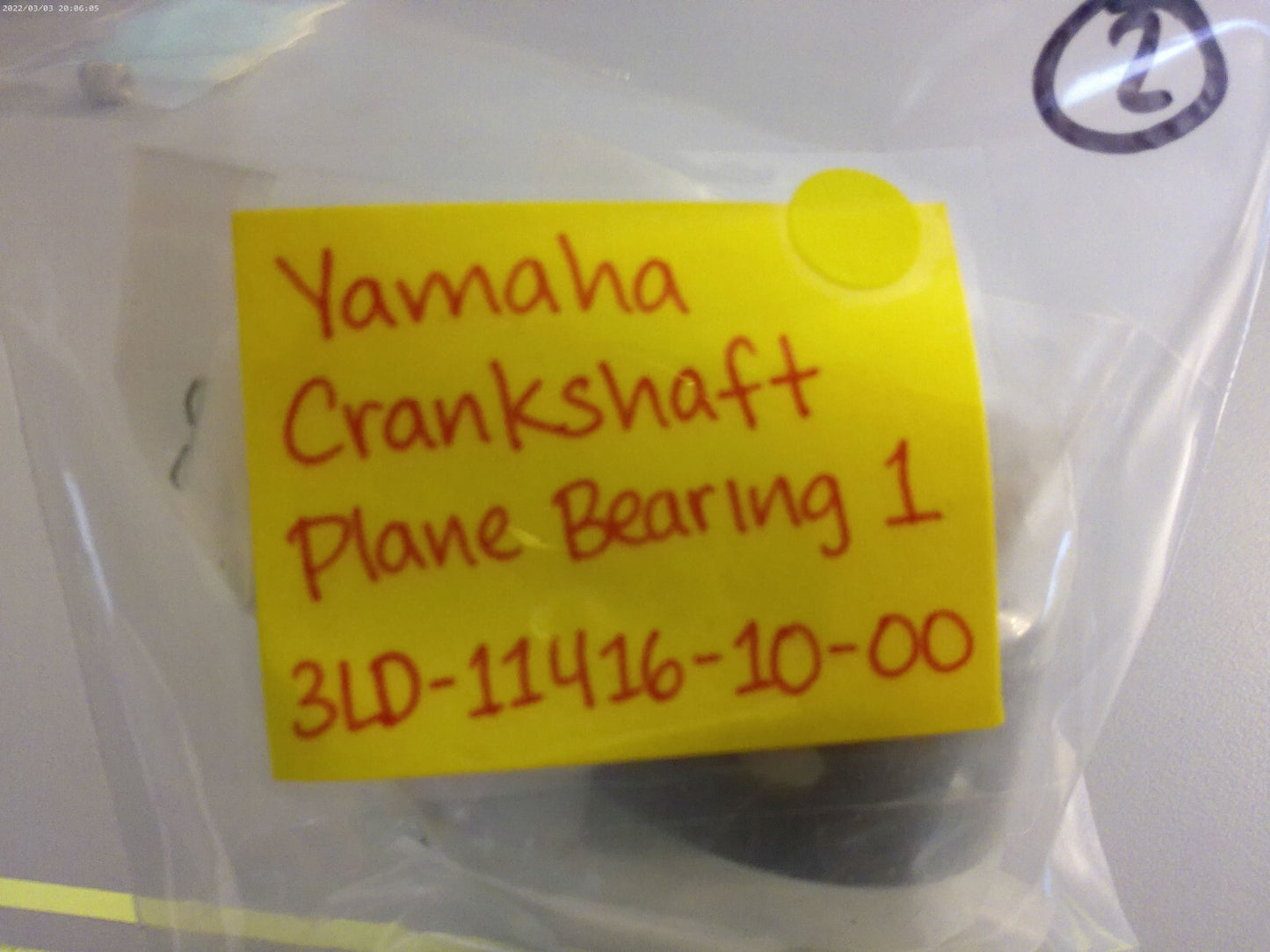 *NEW OEM* 0750 Yamaha CRANKSHAFT PLANE BEARING 1  3LD-11416-10-00