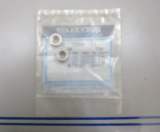 *NEW OEM* (LOT OF 2) 0780 Mercury Quicksilver Nut 11-400213