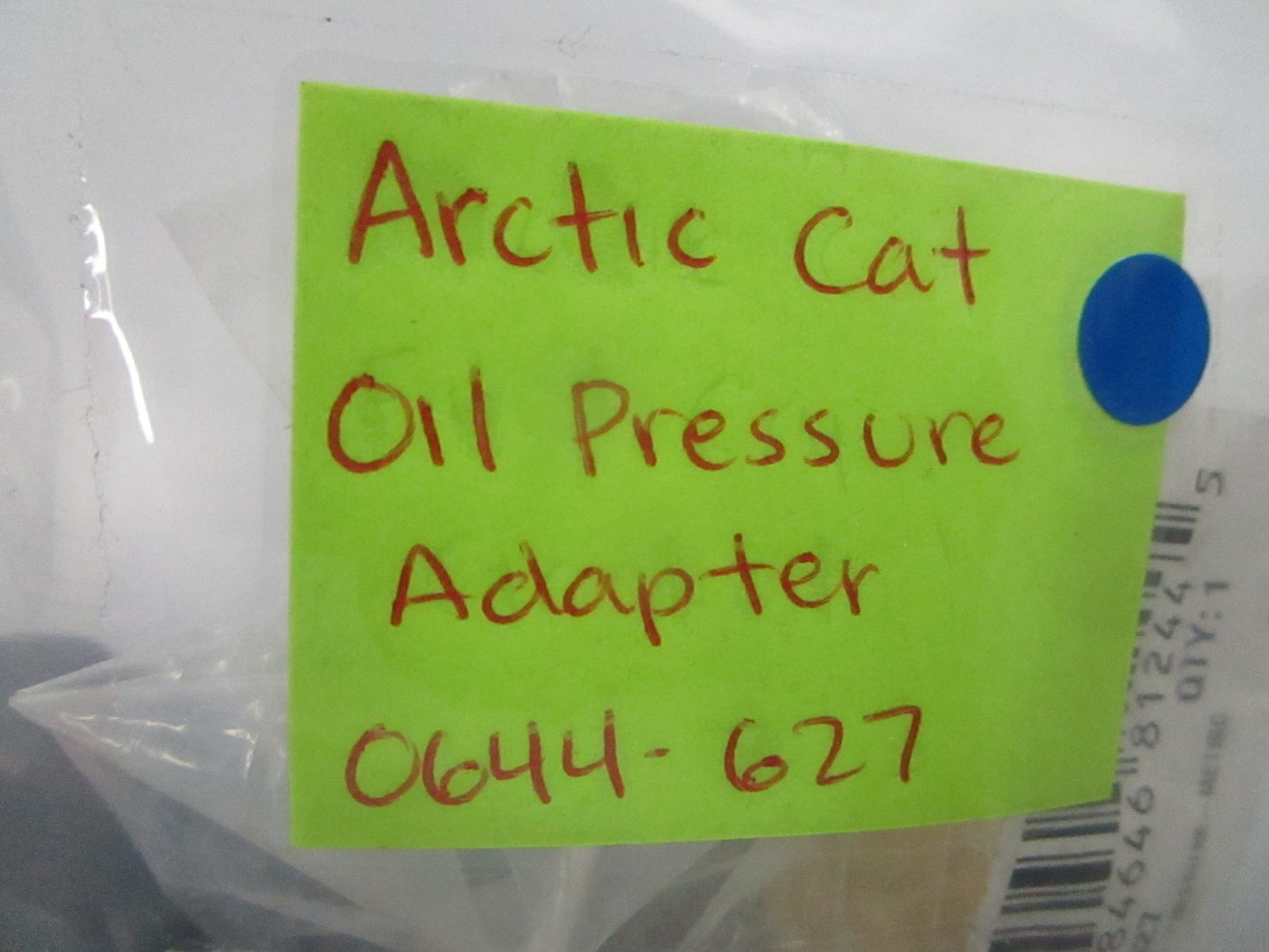*NEW OEM* 0810 Arctic Cat Oil Pressure Adapter 0644-627