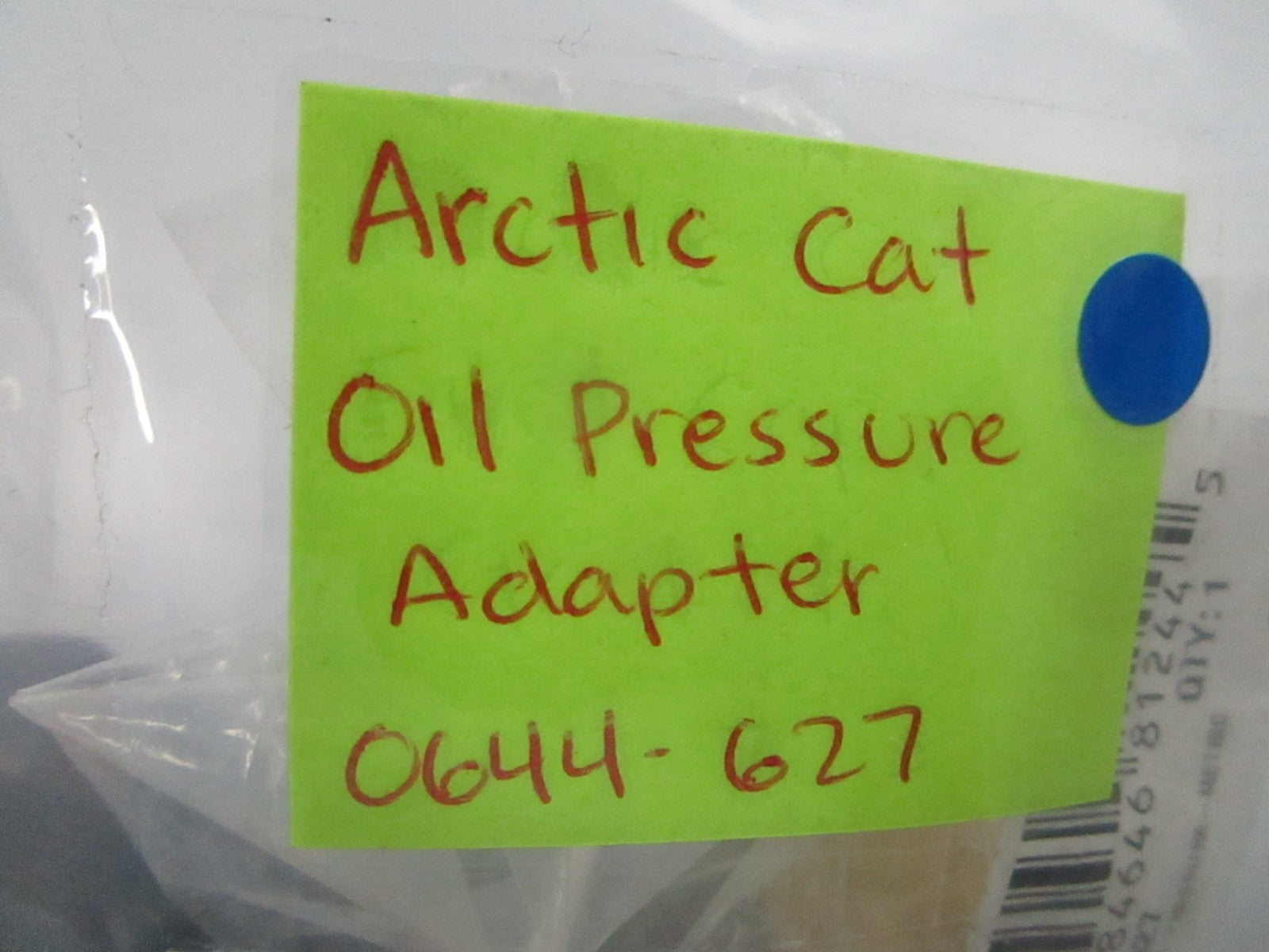 *NEW OEM* 0810 Arctic Cat Oil Pressure Adapter 0644-627