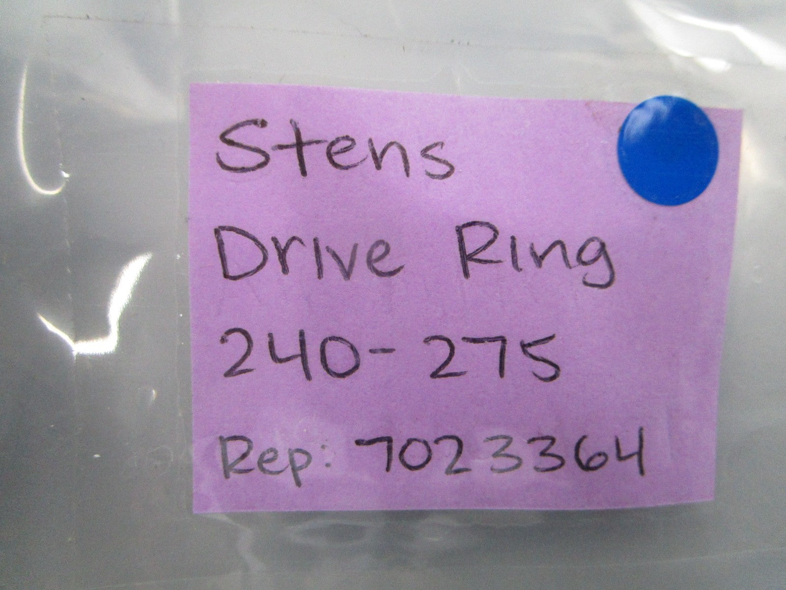 NEW Stens 240-275 Replaces: 7023364 Drive Ring 0810