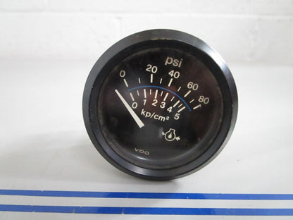 NEW OEM 350-506 1 221 015 042A VDO 80PSI 12V Oil Pressure Gauge 0820