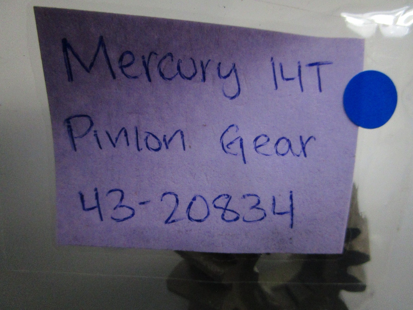*NEW OEM* 0810 Mercury Quicksilver 14 T Pinion Gear 43-20834