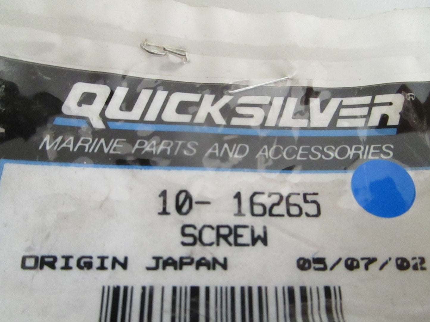 *NEW OEM* 0720 Mercury Quicksilver Screw 10-16265