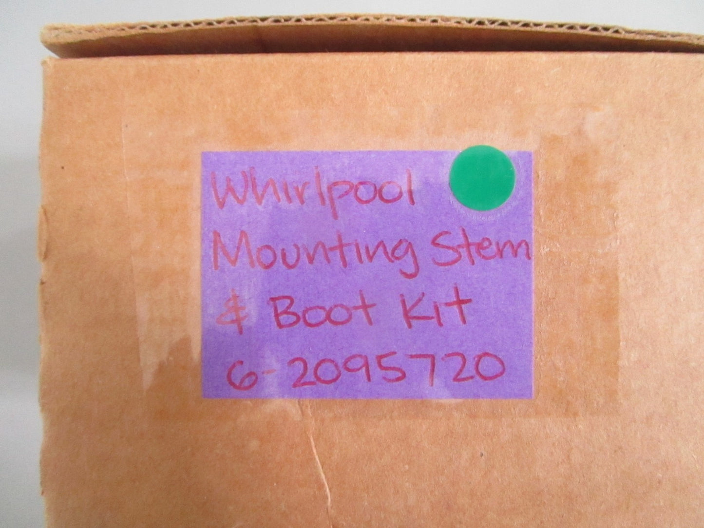 NEW OEM 6-2095720 Whirlpool Mounting Stem & Boot Kit 0820