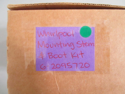 NEW OEM 6-2095720 Whirlpool Mounting Stem & Boot Kit 0820