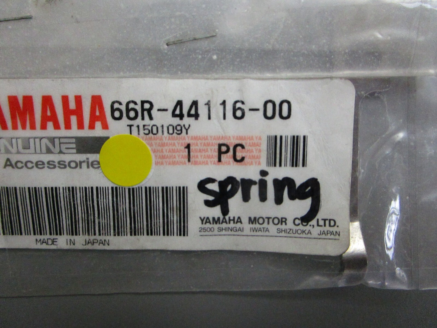 *NEW OEM* 0810 Yamaha Spring 66R-44116-00