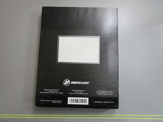 *NEW OEM* 0820 Mercury Quicksilver 6.2L Service Manual 90-8M0099748