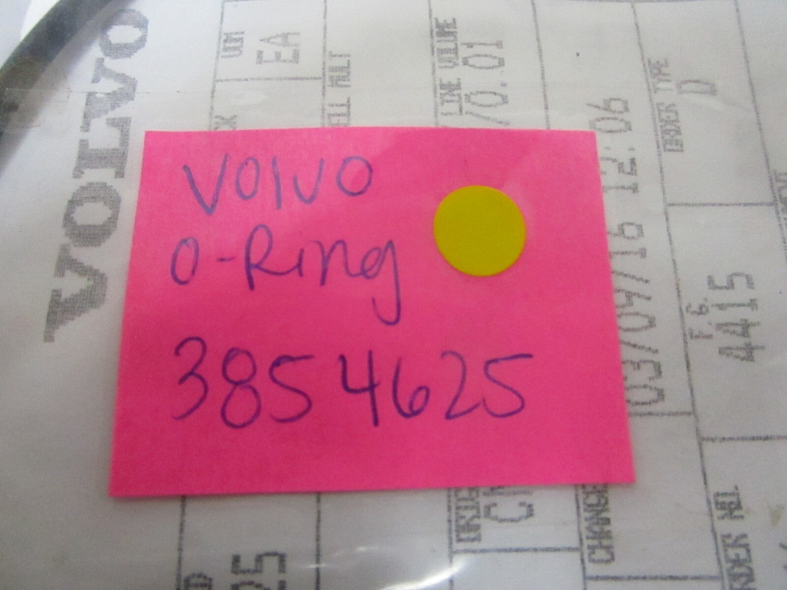 *NEW OEM* (LOT OF 6) 0750 Volvo Penta O-RING 3854625
