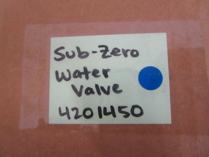 *NEW OEM* 0820 Sub-Zero Water Valve 4201450