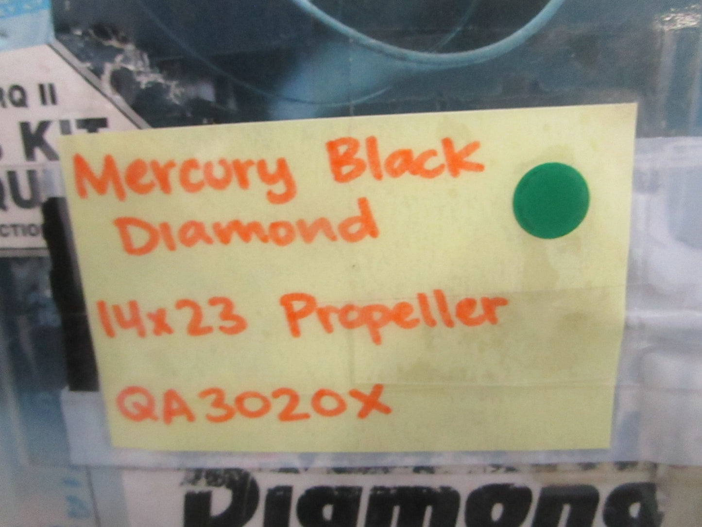 NEW OEM QA3020X Mercury Black Diamond 14×23 Propeller 0820