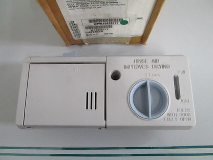 Whirlpool WPW10428217 NEW OEM Dishwasher Detergent Dispenser Assembly NOS 0820