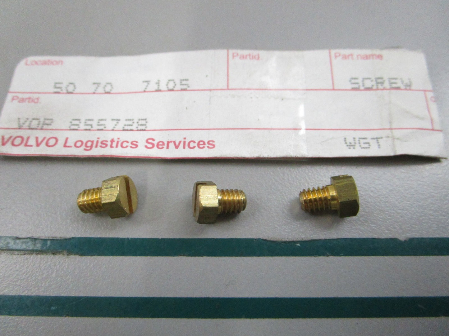 NEW OEM (LOT OF 3) 855728 Volvo Penta Screw 0810