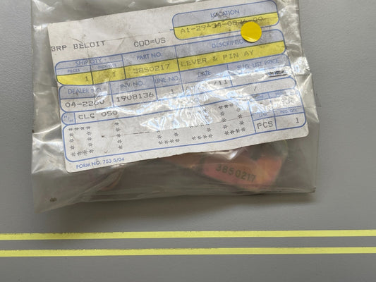 *NEW OEM* 0810 OMC Johnson Evinrude Lever & Pin Assembly 3850217