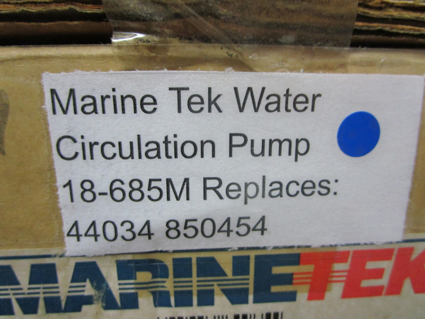 *NEW* 0720 Marine Tek Water Circulation Pump 18-685M Replaces: 44034 850454