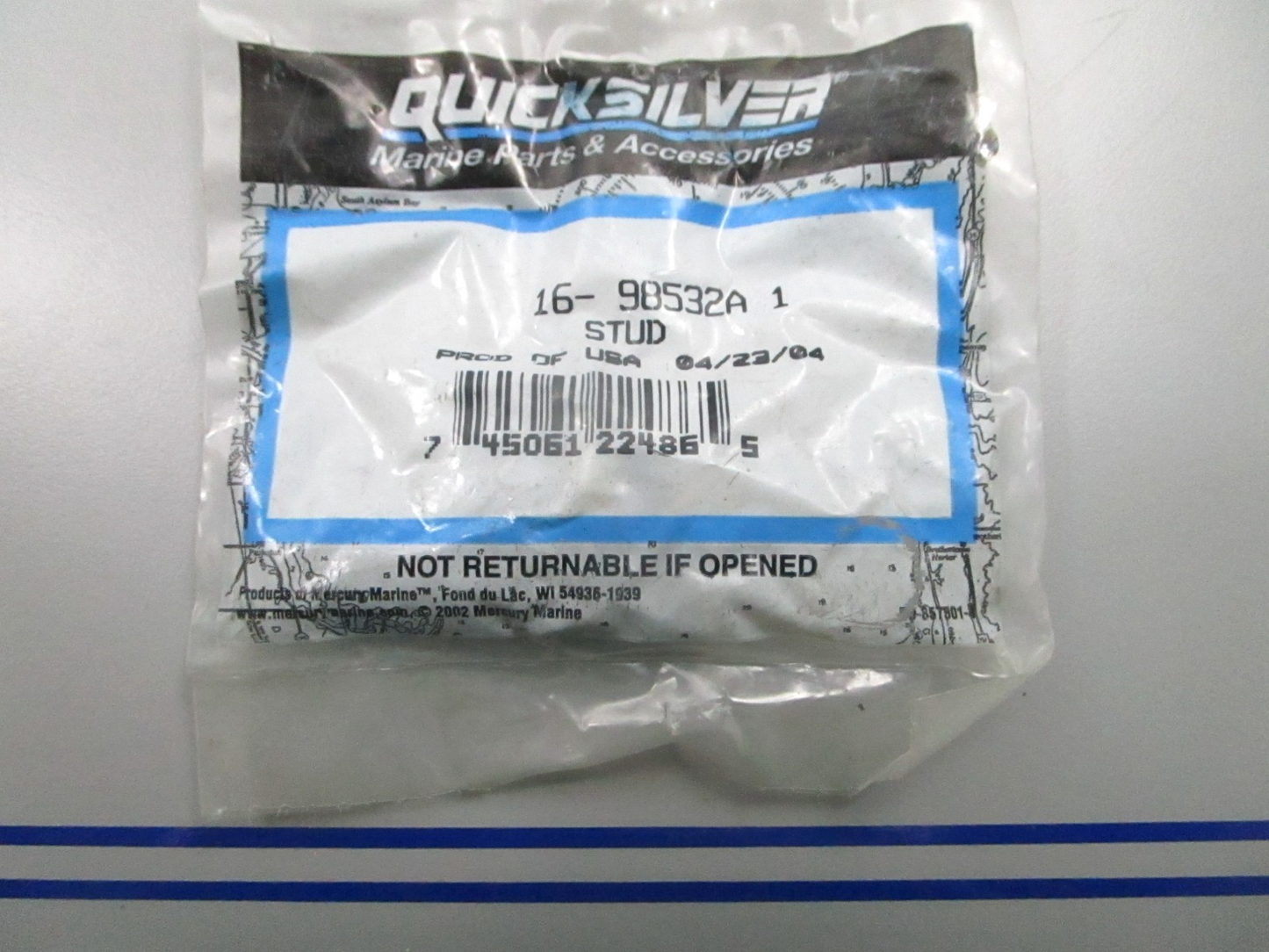 *NEW OEM* 0810 Mercury Quicksilver Stud 16-98532A1