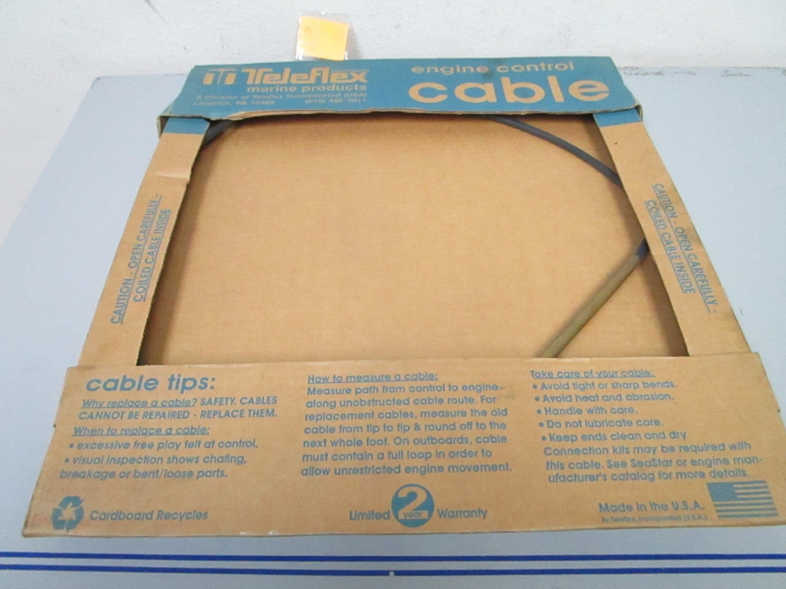 *NEW OEM* 0720 Mercury Mariner Teleflex 7ft Cable CC21007 64-809894 7