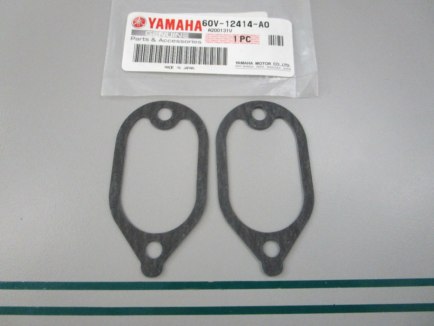 NEW OEM (LOT OF 2) 60V-12414-A0-00 Yamaha Thermostat Gasket 0810