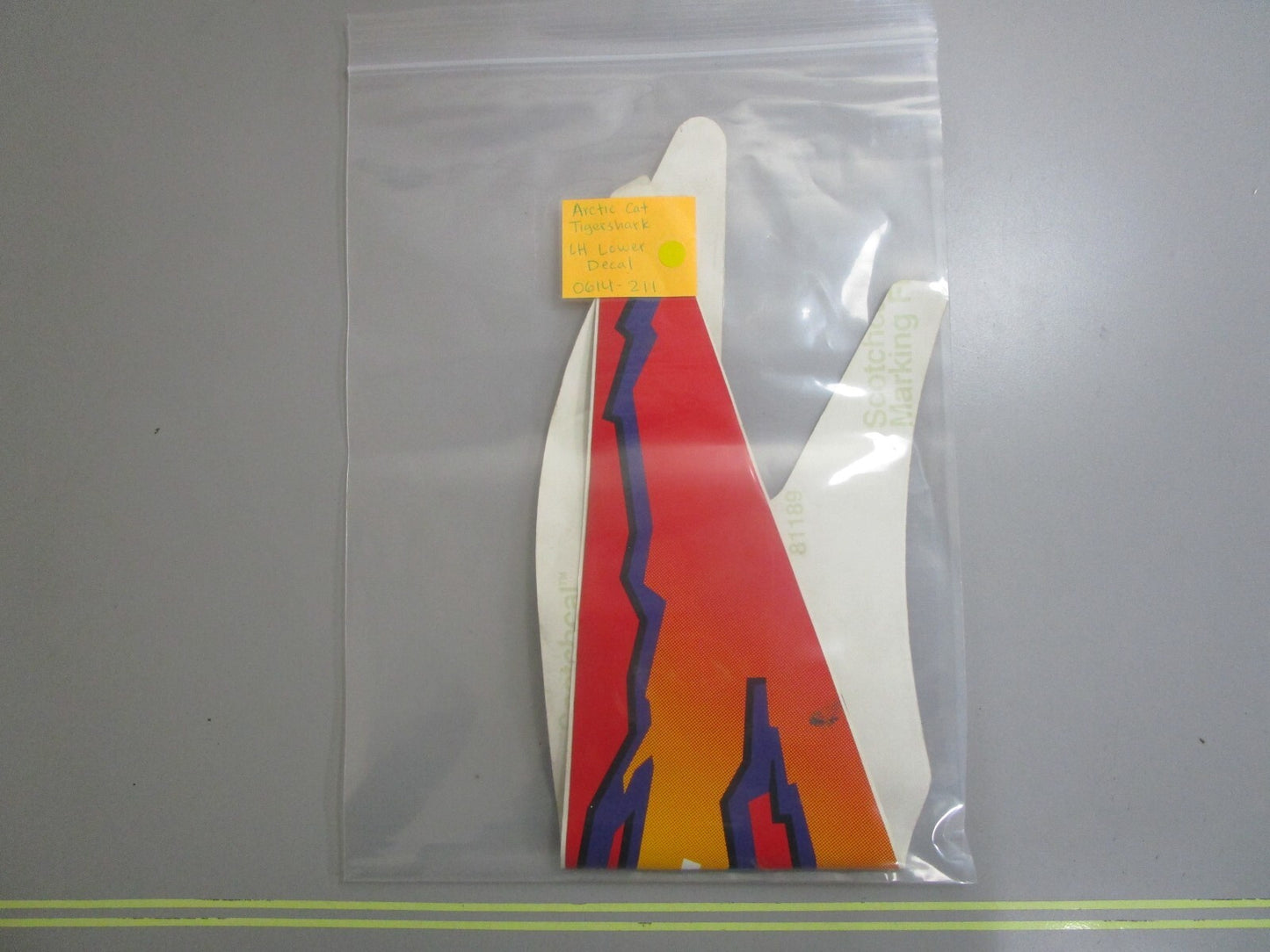 *NEW OEM* 0810 Arctic Cat Tigershark LH Lower Decal 0614-211