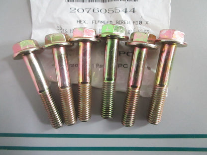 NEW OEM (LOT OF 6) 207605544 Can-Am Hex Flanged Screw 0820