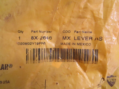 NEW OEM 8X-2646 CAT Brake Lever Assy 0820