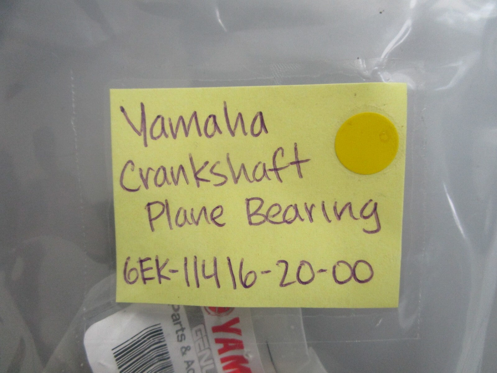 *NEW OEM* 0810 Yamaha Crankshaft Plane Bearing 6EK-11416-20-00