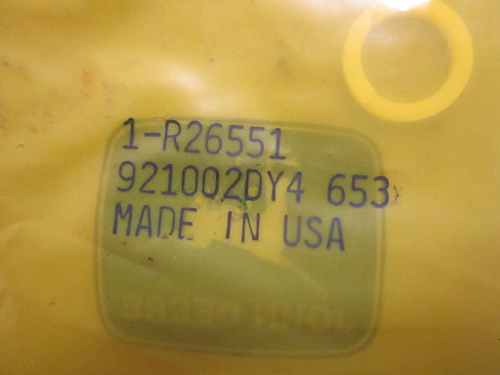 *NEW* 0770 John Deere Back Up Ring R26551