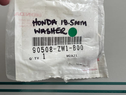 NEW OEM 90508-ZW1-B00 Honda 18.5mm Washer 0810